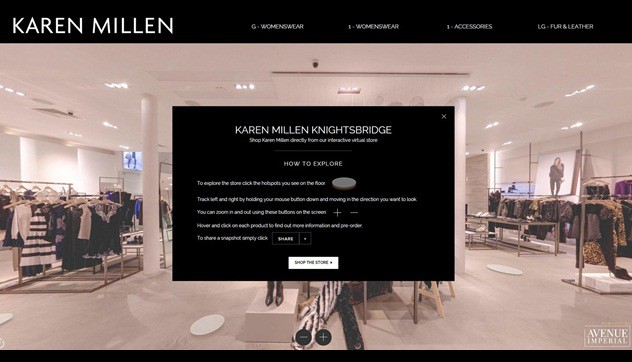 Karen Millen Virtual Store