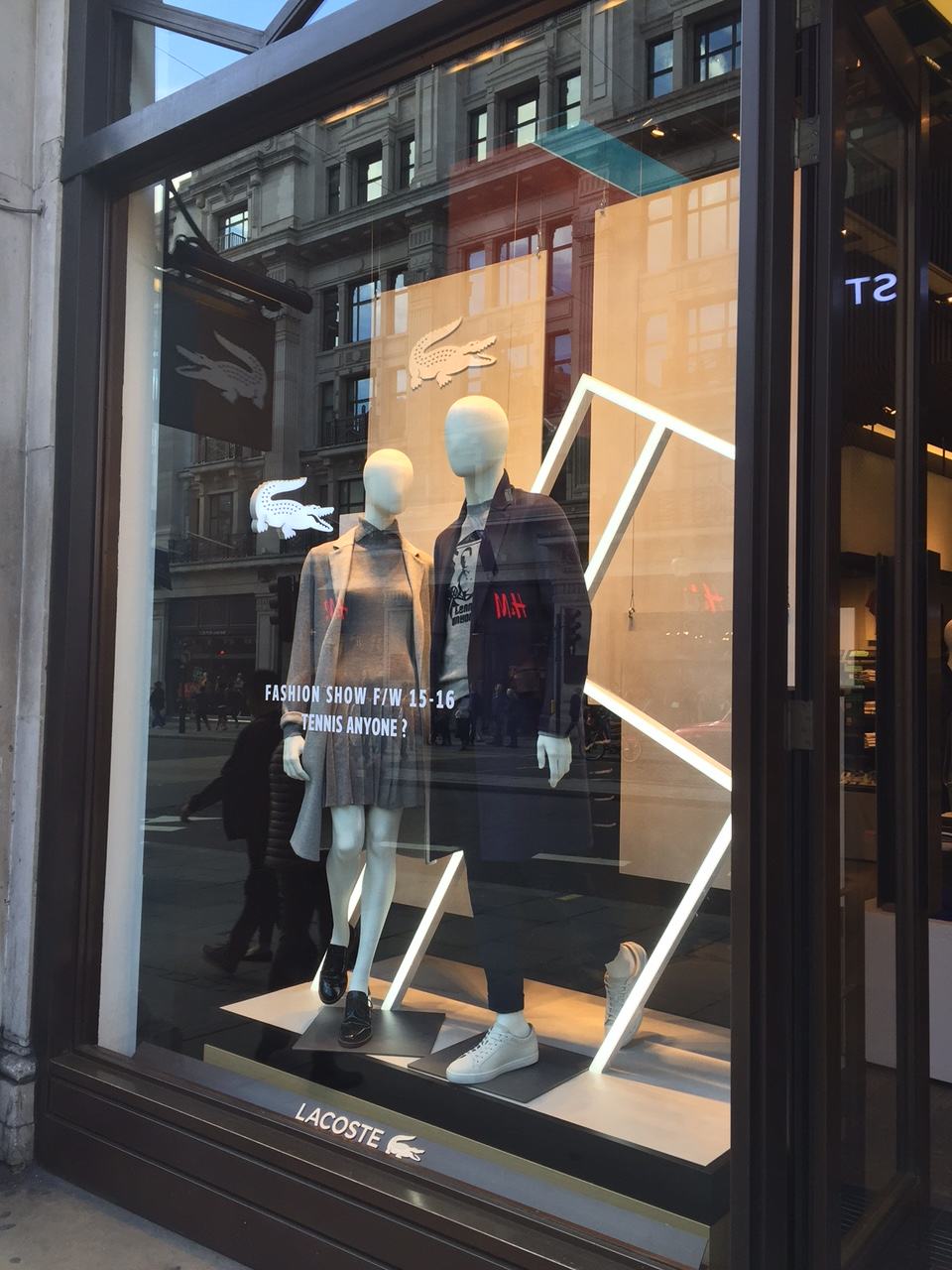 D4R design Lacoste Windows for LFW