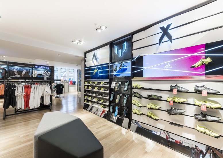 Adidas retail design shop