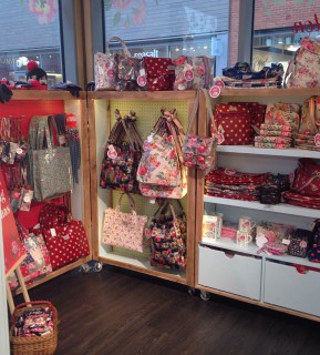 Cath Kidston launches Pop-Up Shop in Hereford - Bag Display