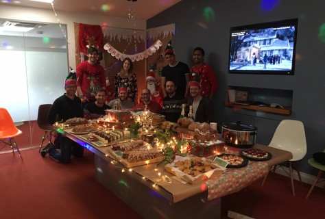 D4R Christmas themed party