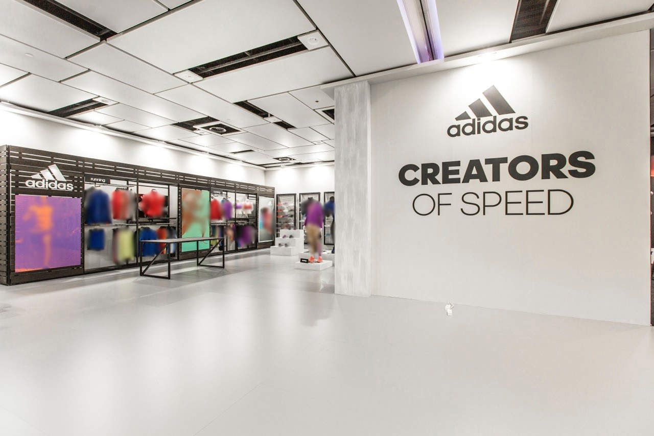 D4R design Madrid showroom for adidas