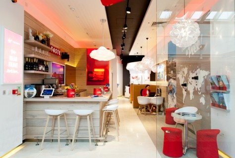 inside virgin holidays store