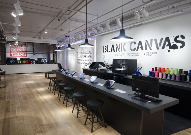 Converse in-store “Blank Canvas” shop -