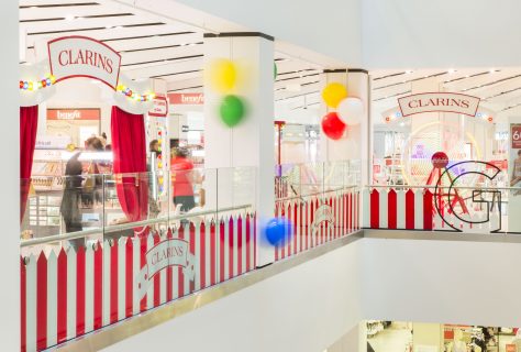 Clarins Beauty Carnival Retail Design Implemented by D4R