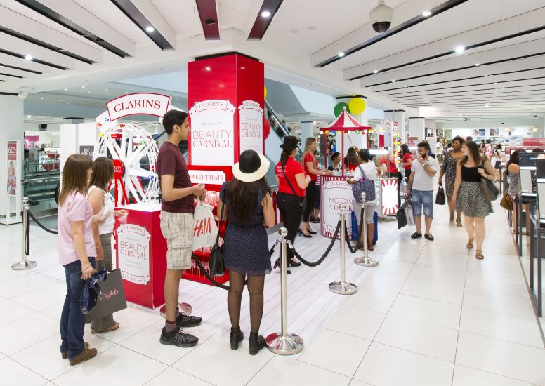 Clarins Beauty Carnival Retail Design