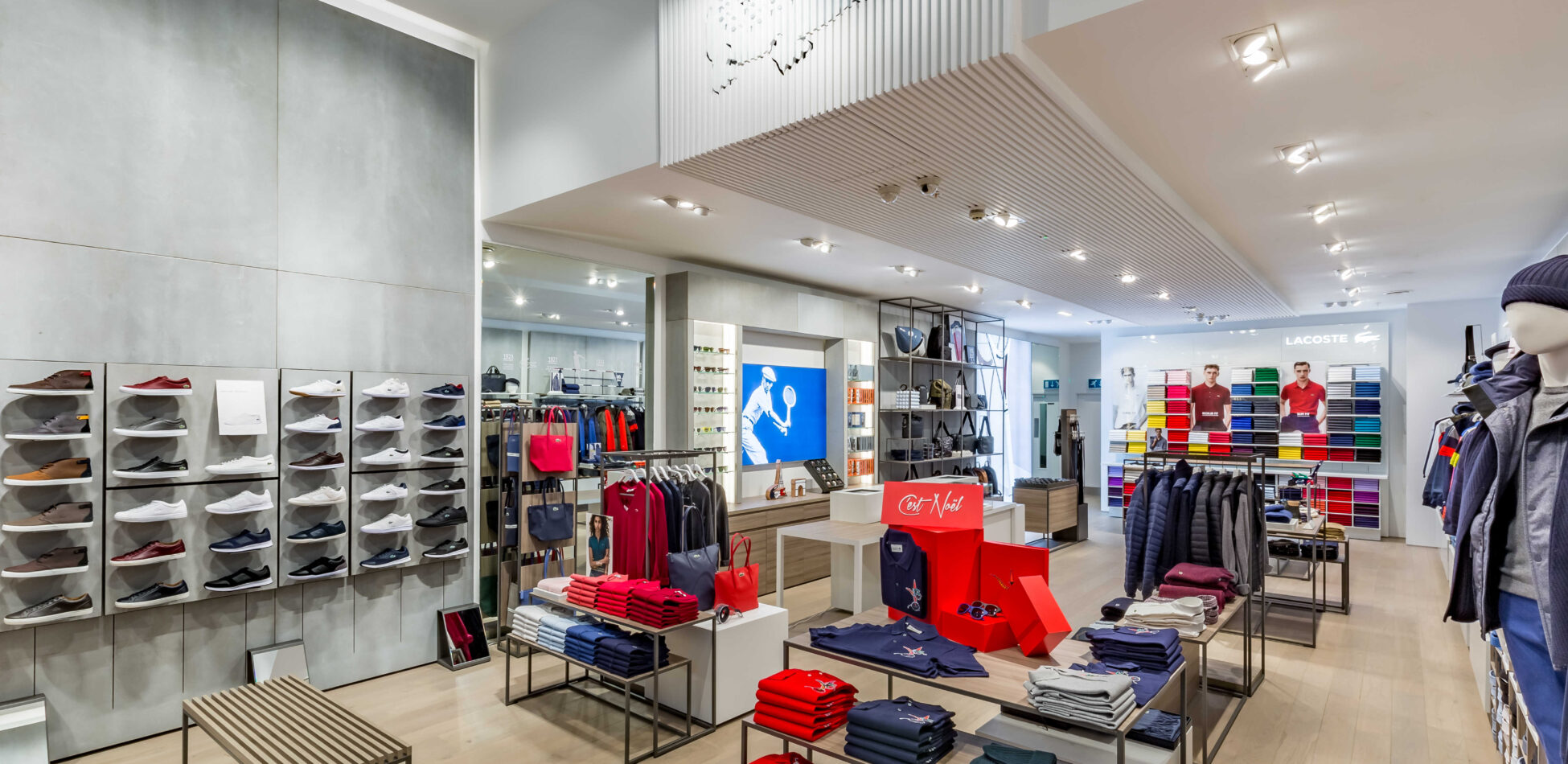 D4R Install a Complete Refresh in Lacoste Boutique Stratford