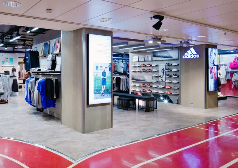 Adidas store in Stockholm retail design