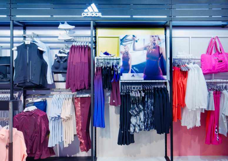 Retail design done for Adidas Finland 