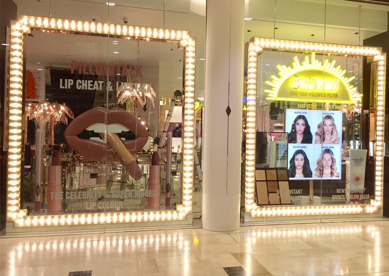 CHARLOTTE TILBURY #GLOWMO Promotional Display Design