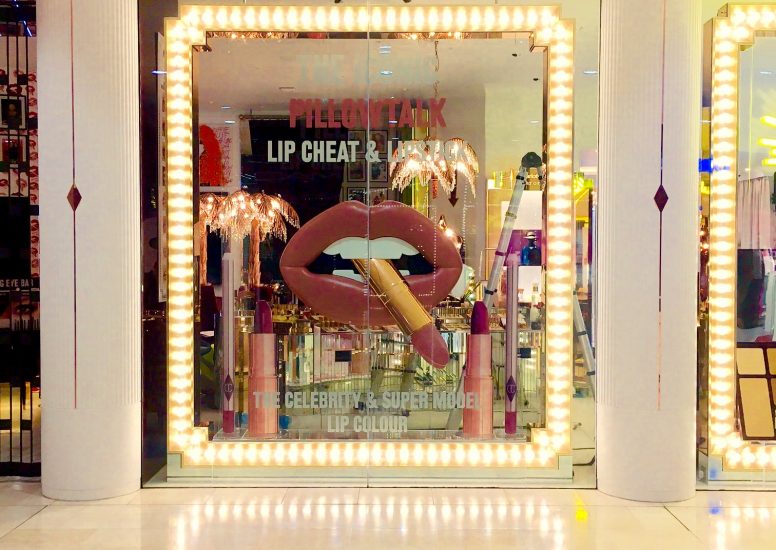 CHARLOTTE TILBURY #GLOWMO Window Display