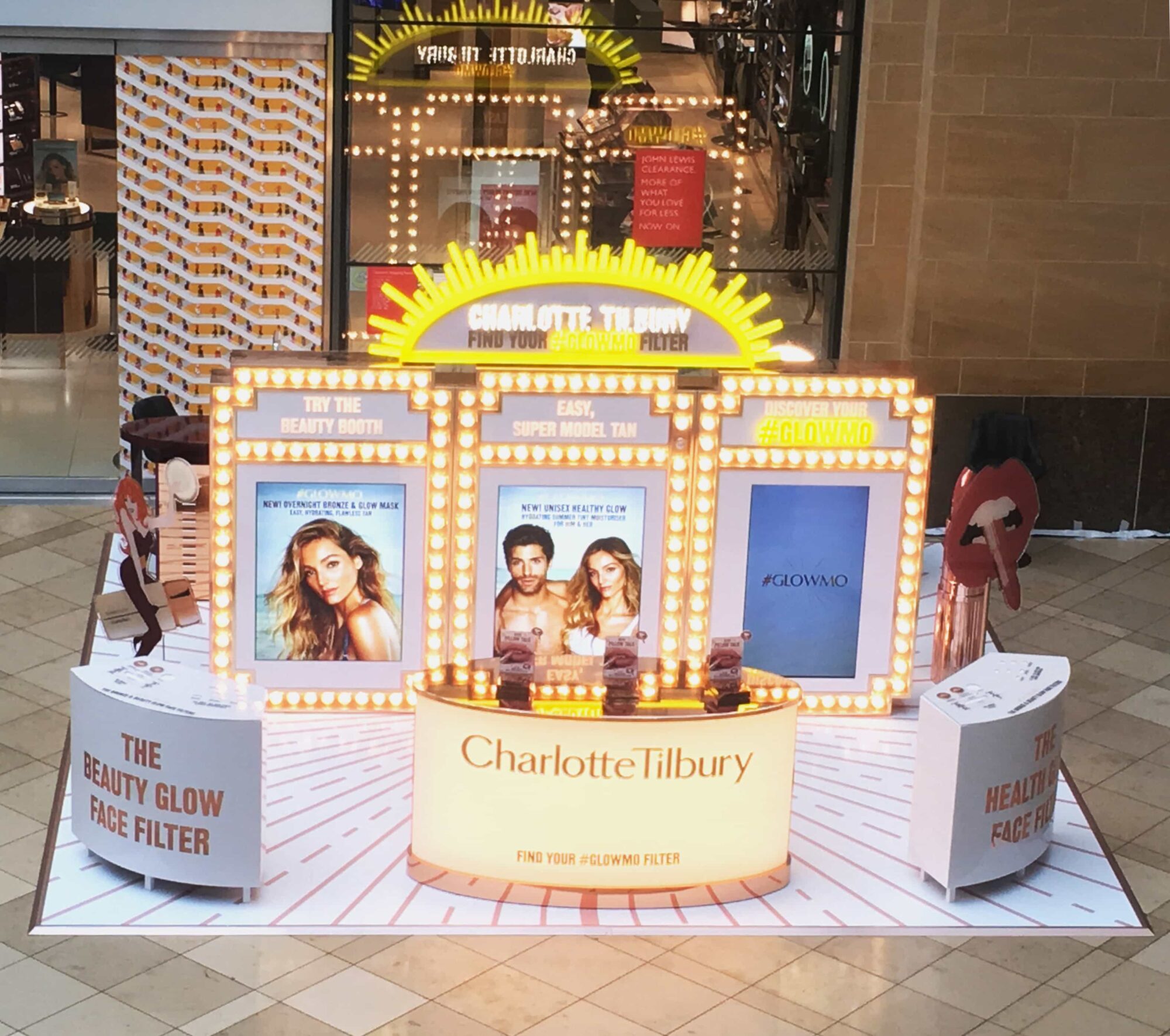Charlotte Tilbury Pop Up shop design