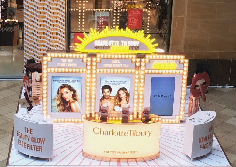 Charlotte Tilbury Pop Up Design