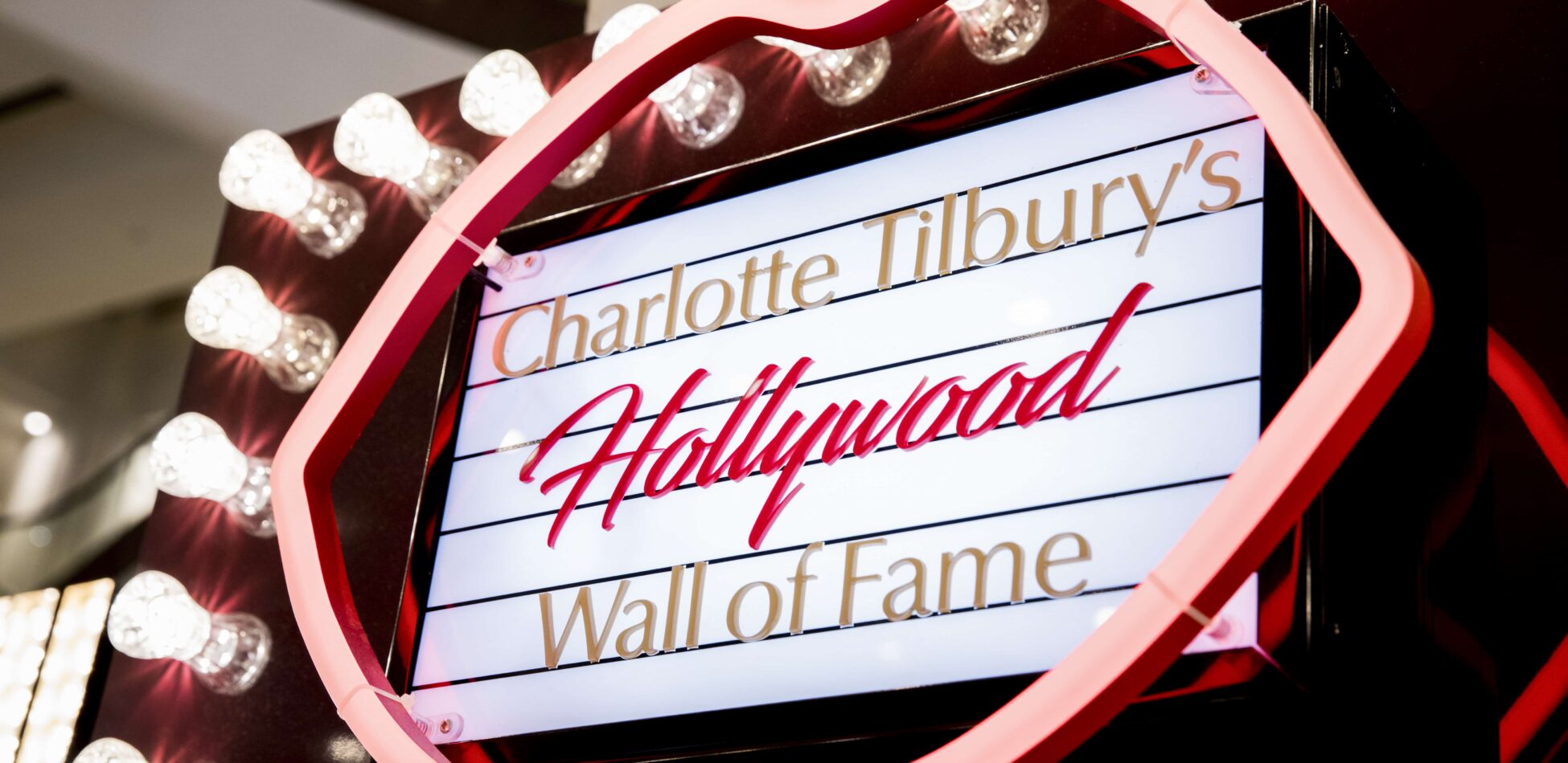 Charlotte Tilbury Hollywood Wall Of Fame Store Display