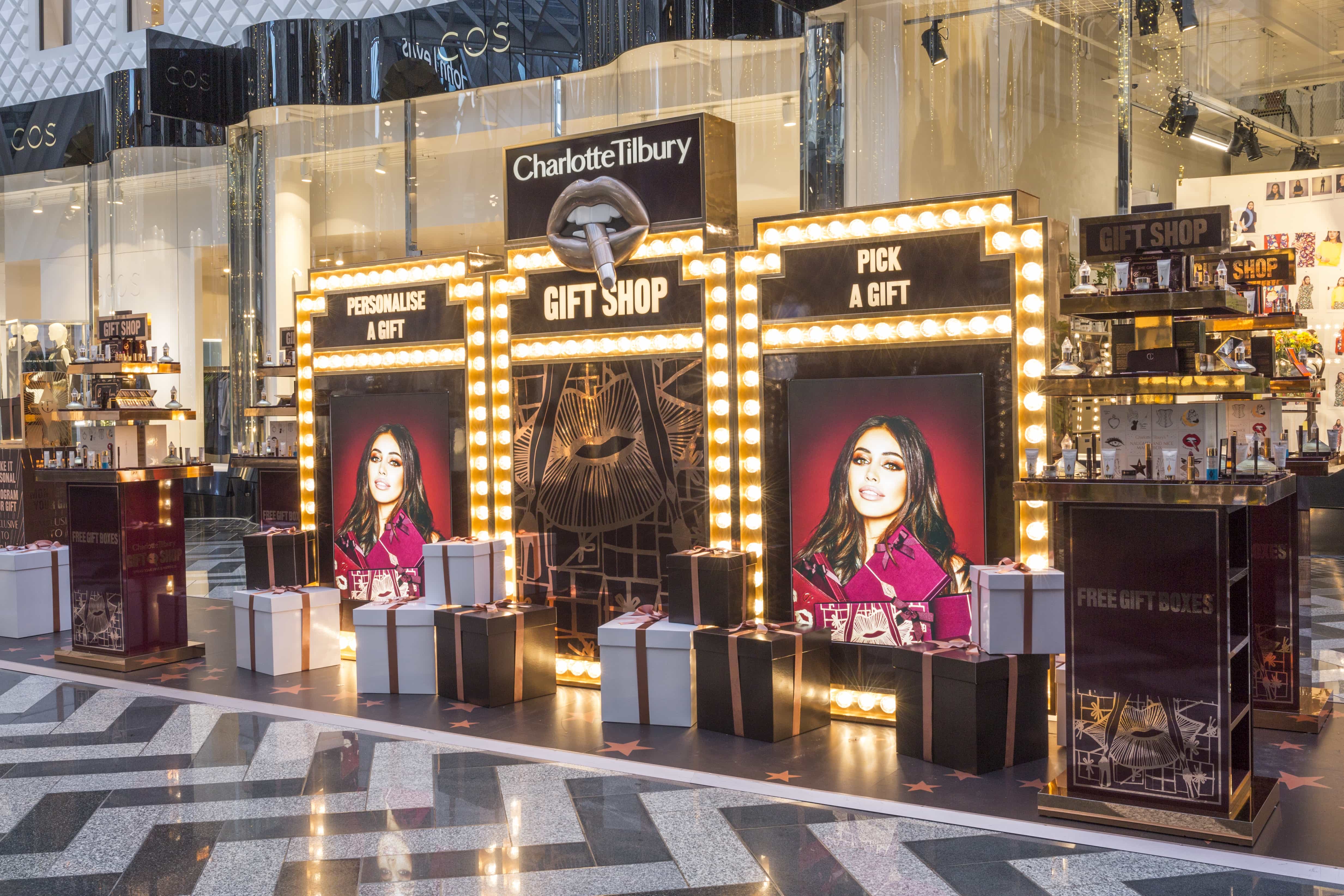 Charlotte Tilbury Gift Shop - Creative Retail Design Display