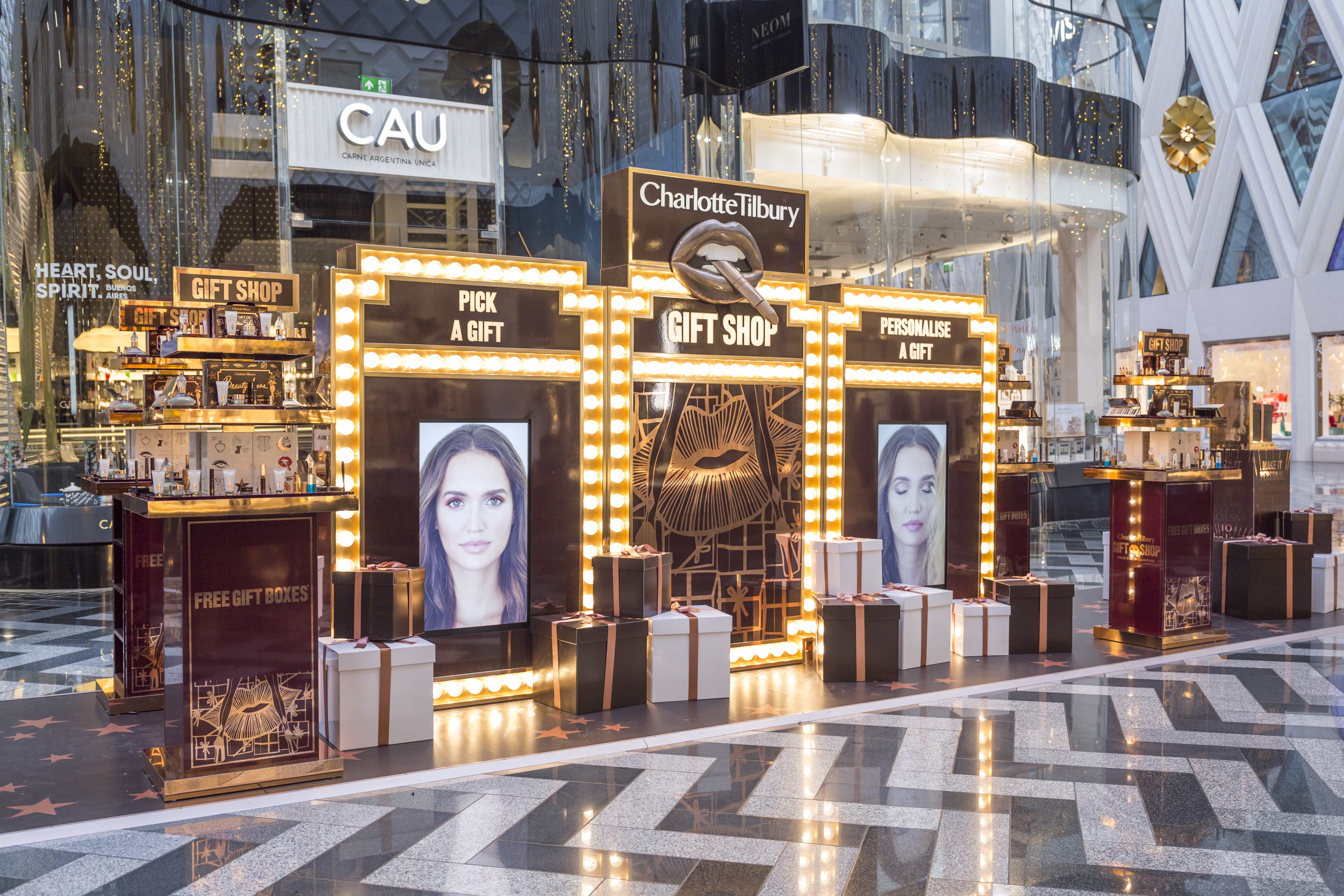 Charlotte Tilbury Gift Shop - Pop-Up Shop Design