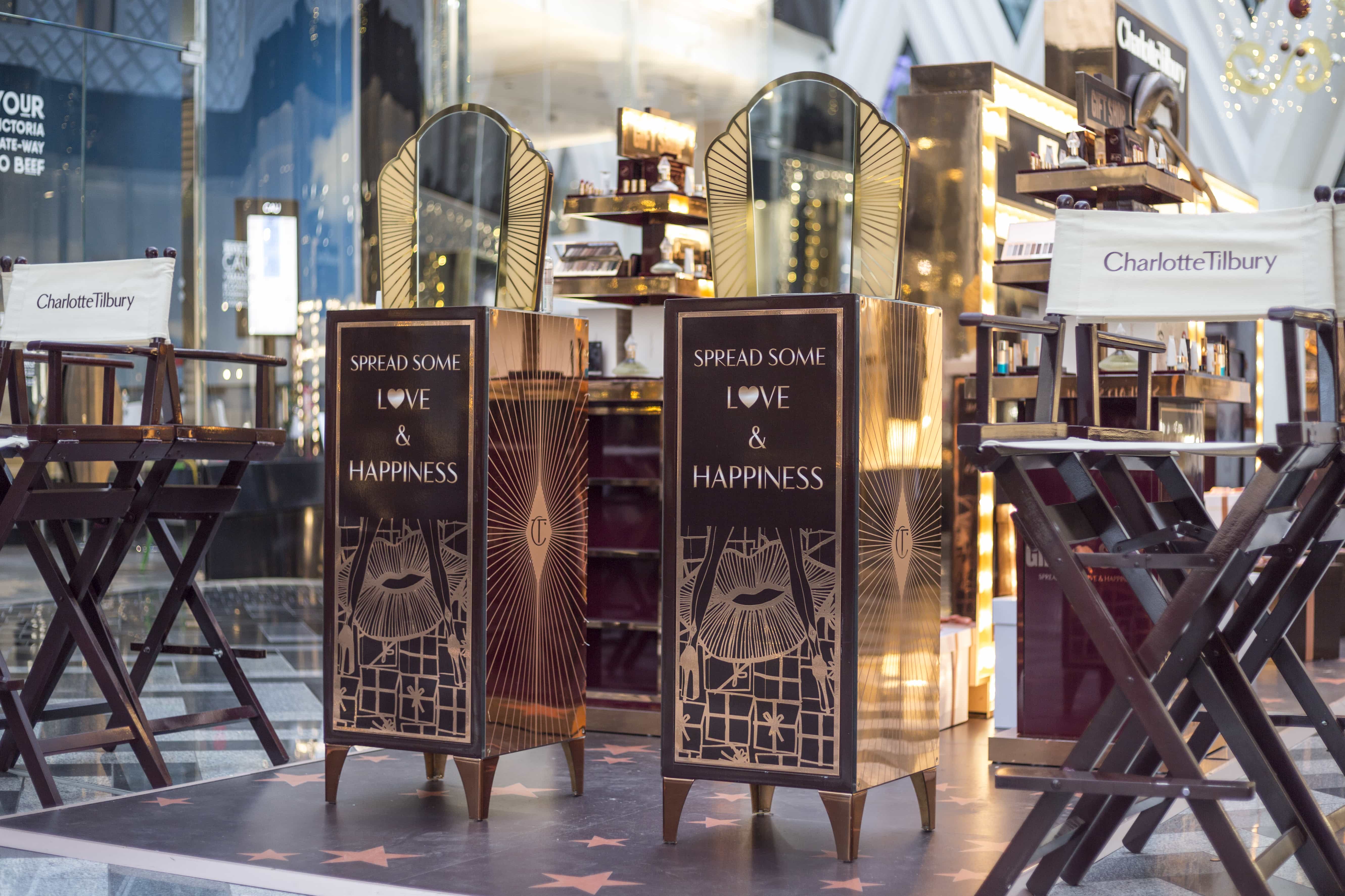 Charlotte Tilbury Gift Shop - Spread Some Love Retail Display