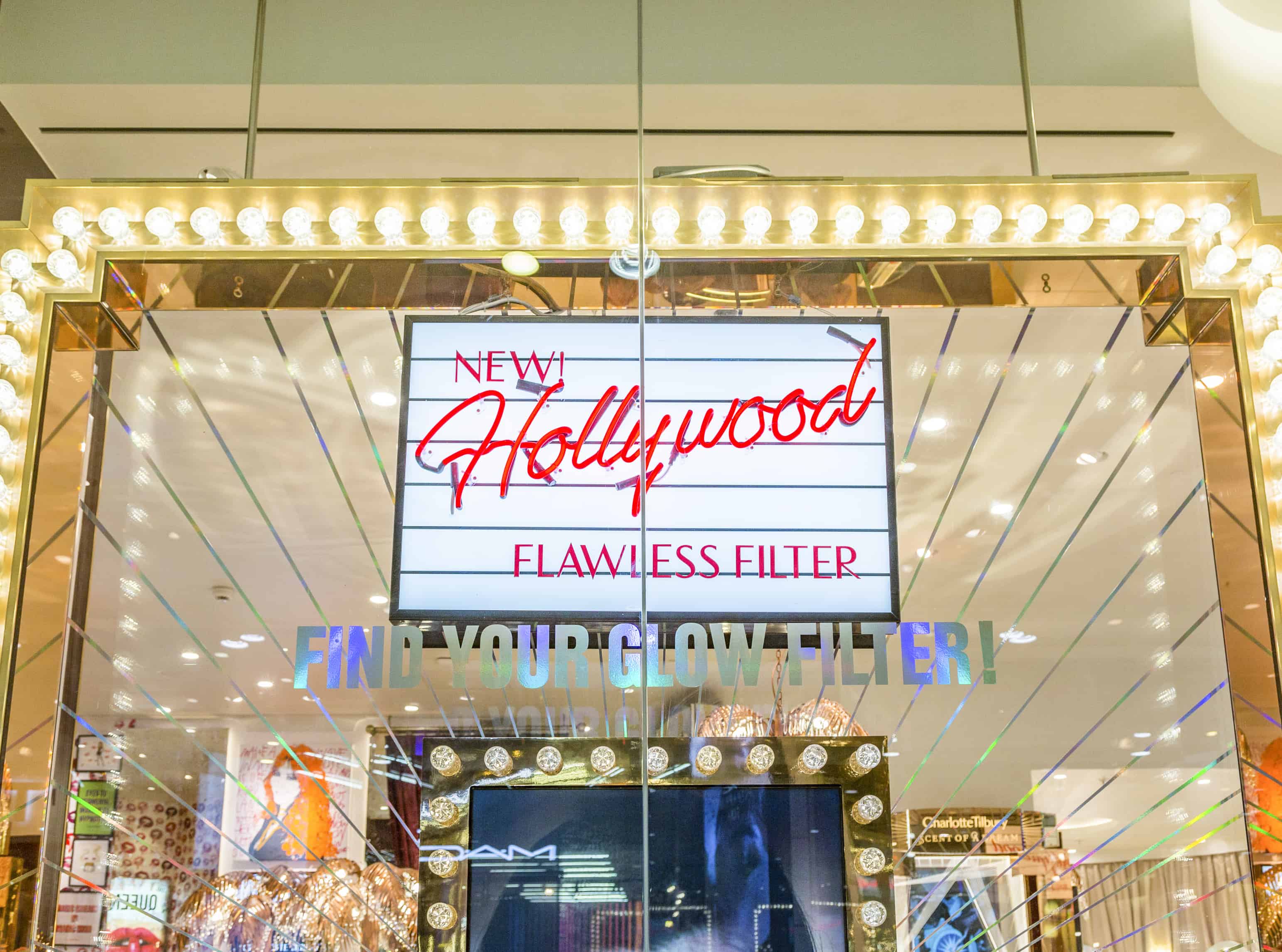 Charlotte Tilbury – Hollywood Flawless Filter Window Display