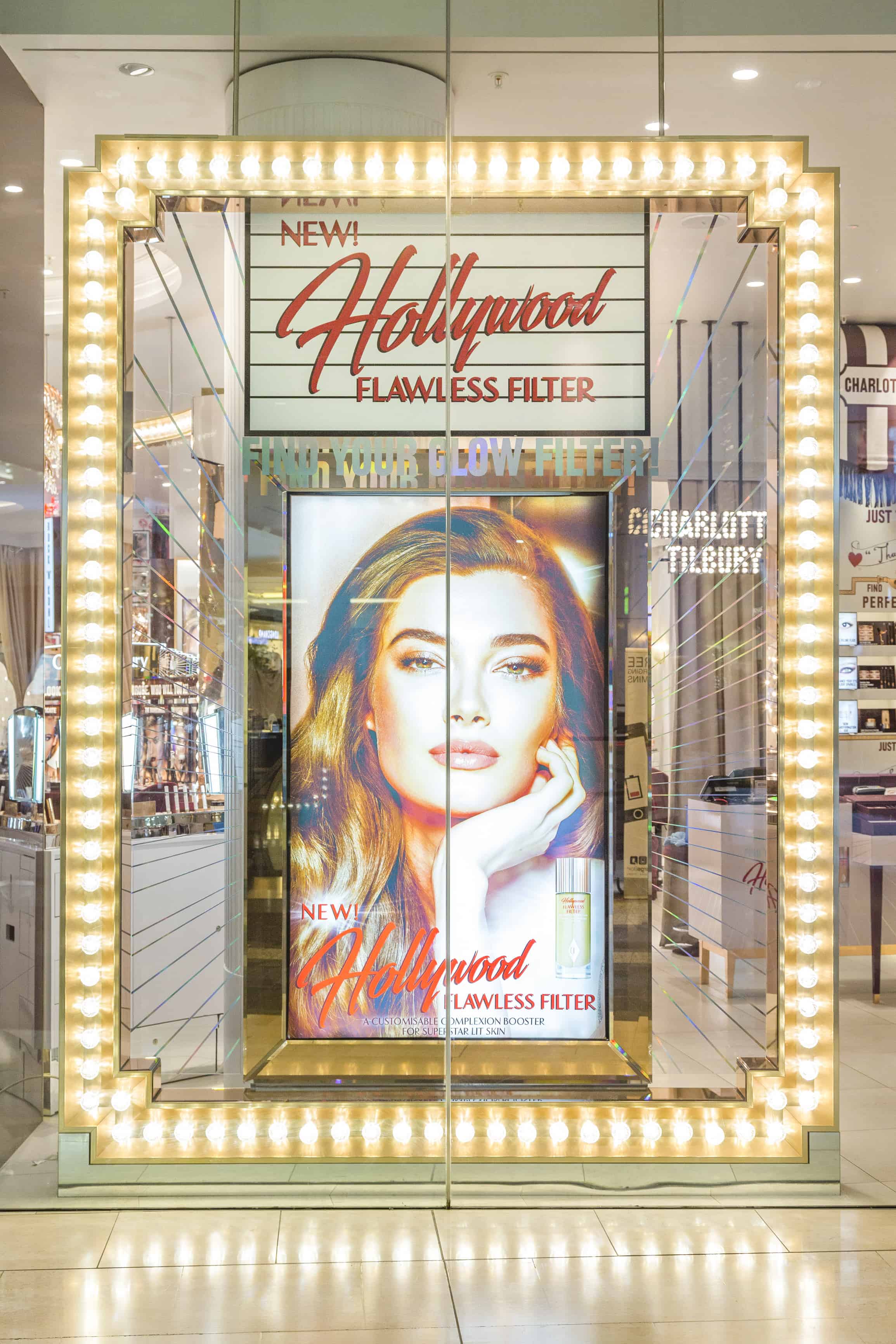 Charlotte Tilbury – Hollywood Flawless Filter Retail Design