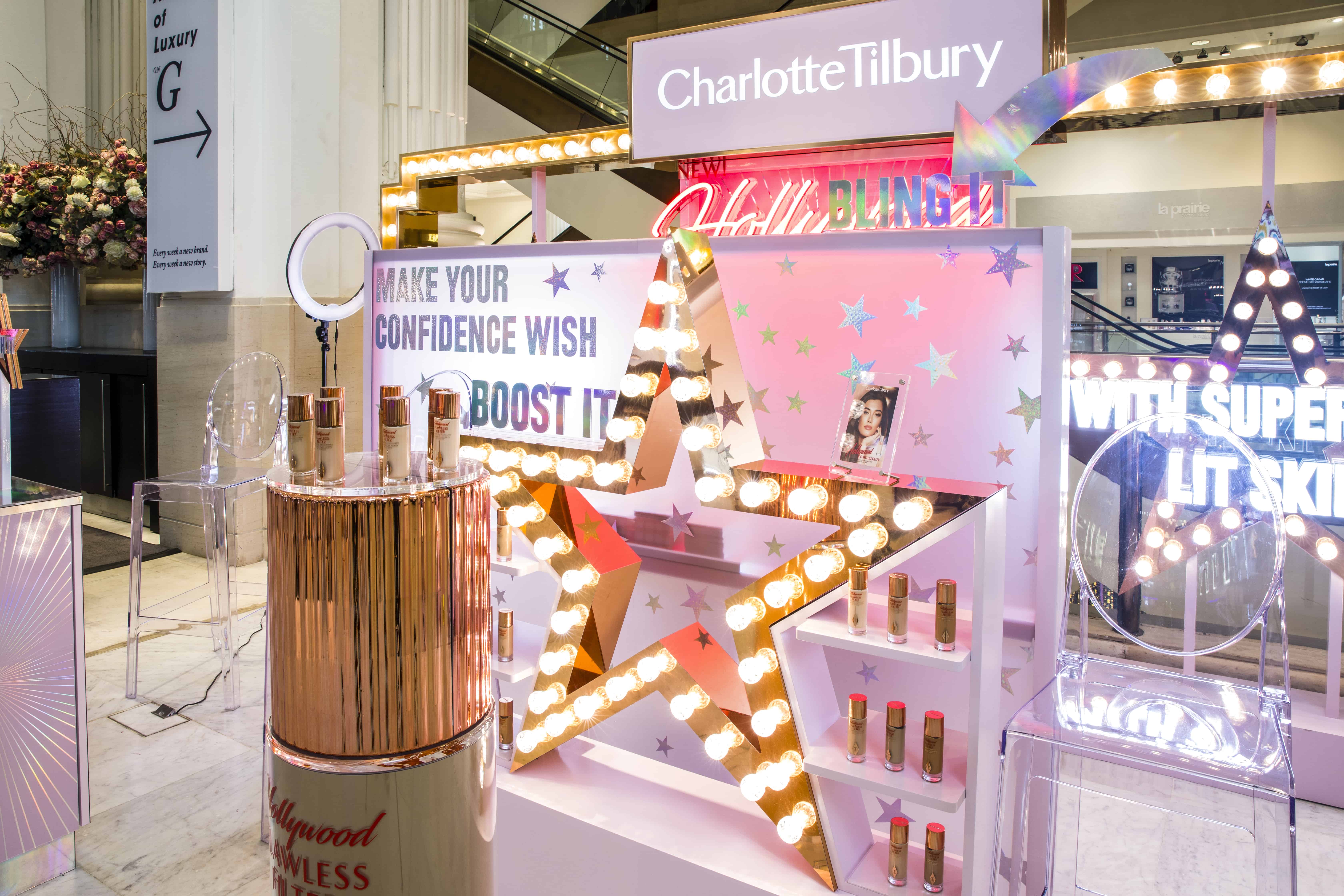 CHARLOTTE TILBURY - FLAWLESS FILTER LAUNCH - Store display