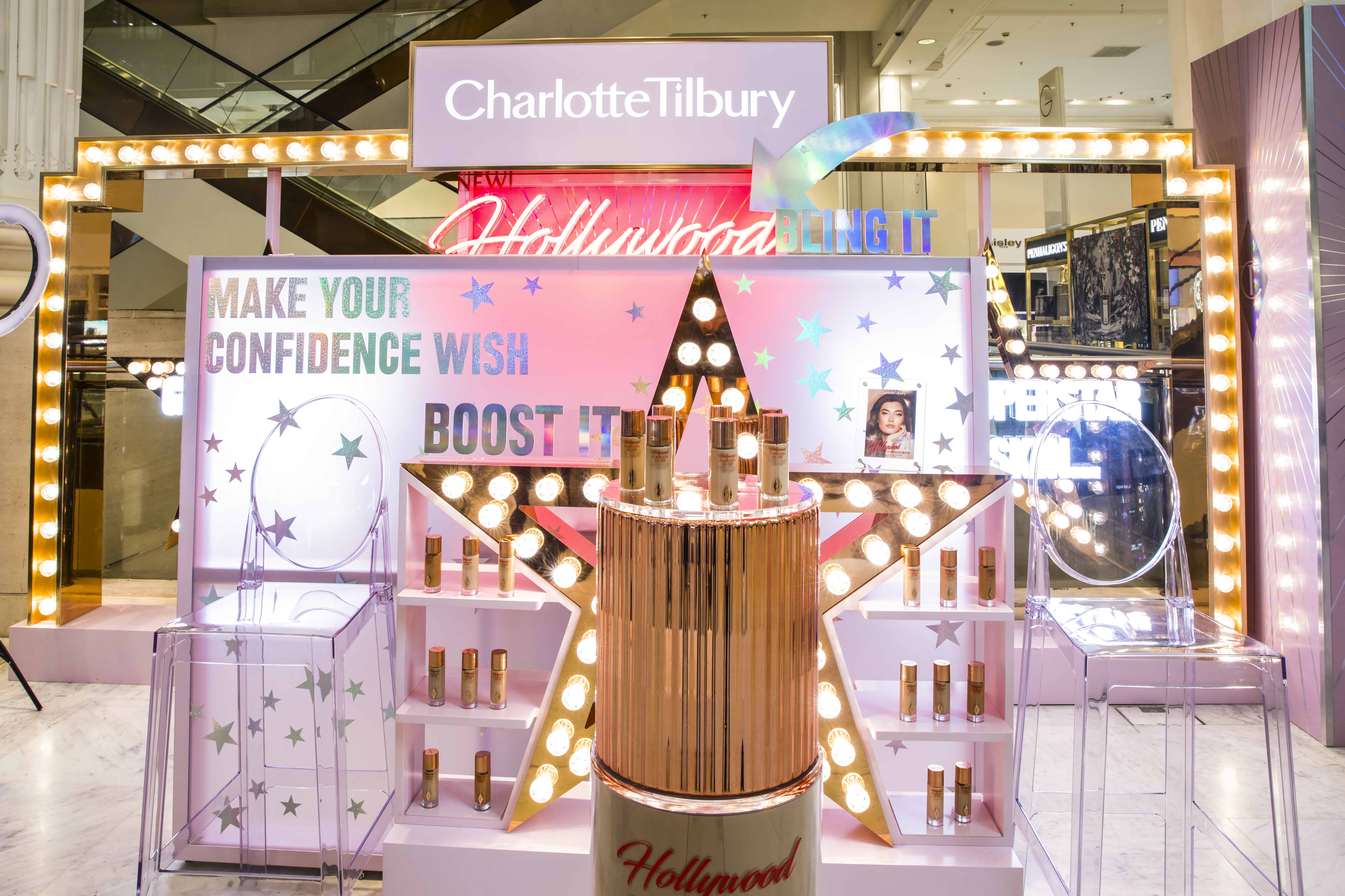 CHARLOTTE TILBURY - FLAWLESS FILTER LAUNCH Store display