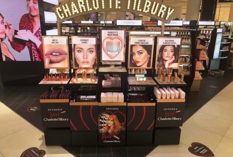 Charlotte Tilbury Pop Up Display Designs