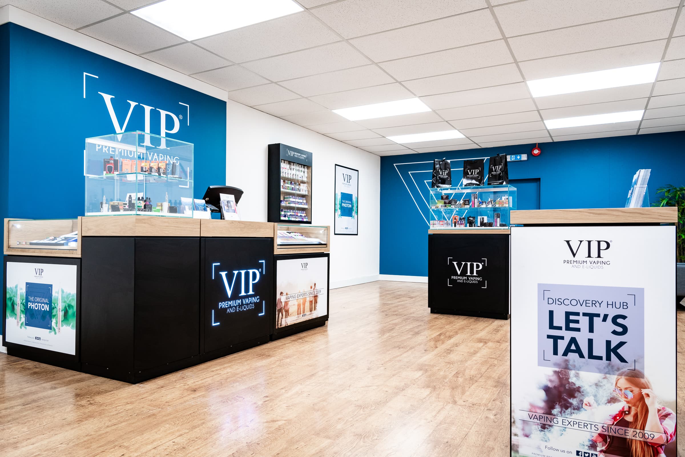 retail design concept for VIP