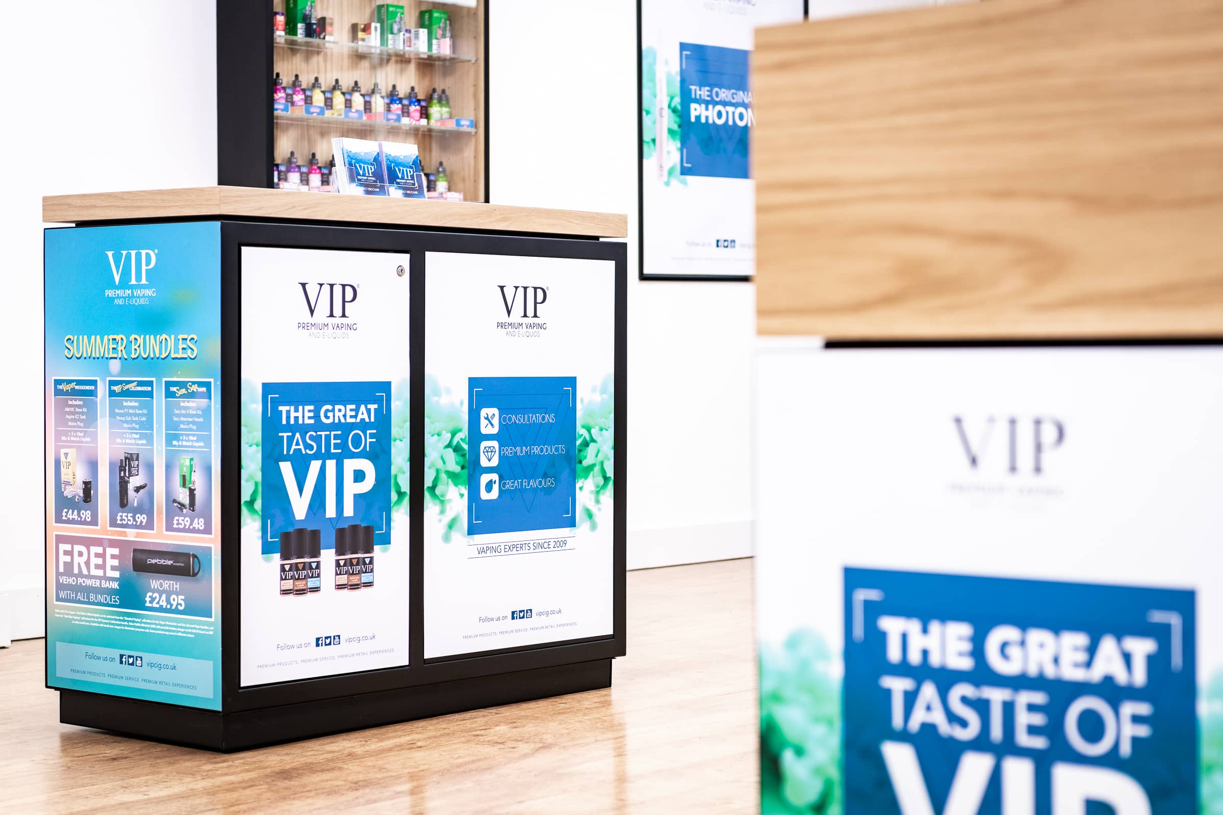 VIP store designs
