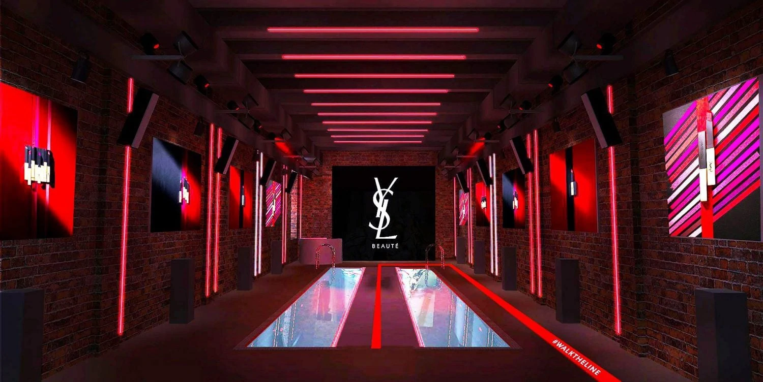 YSL branded room