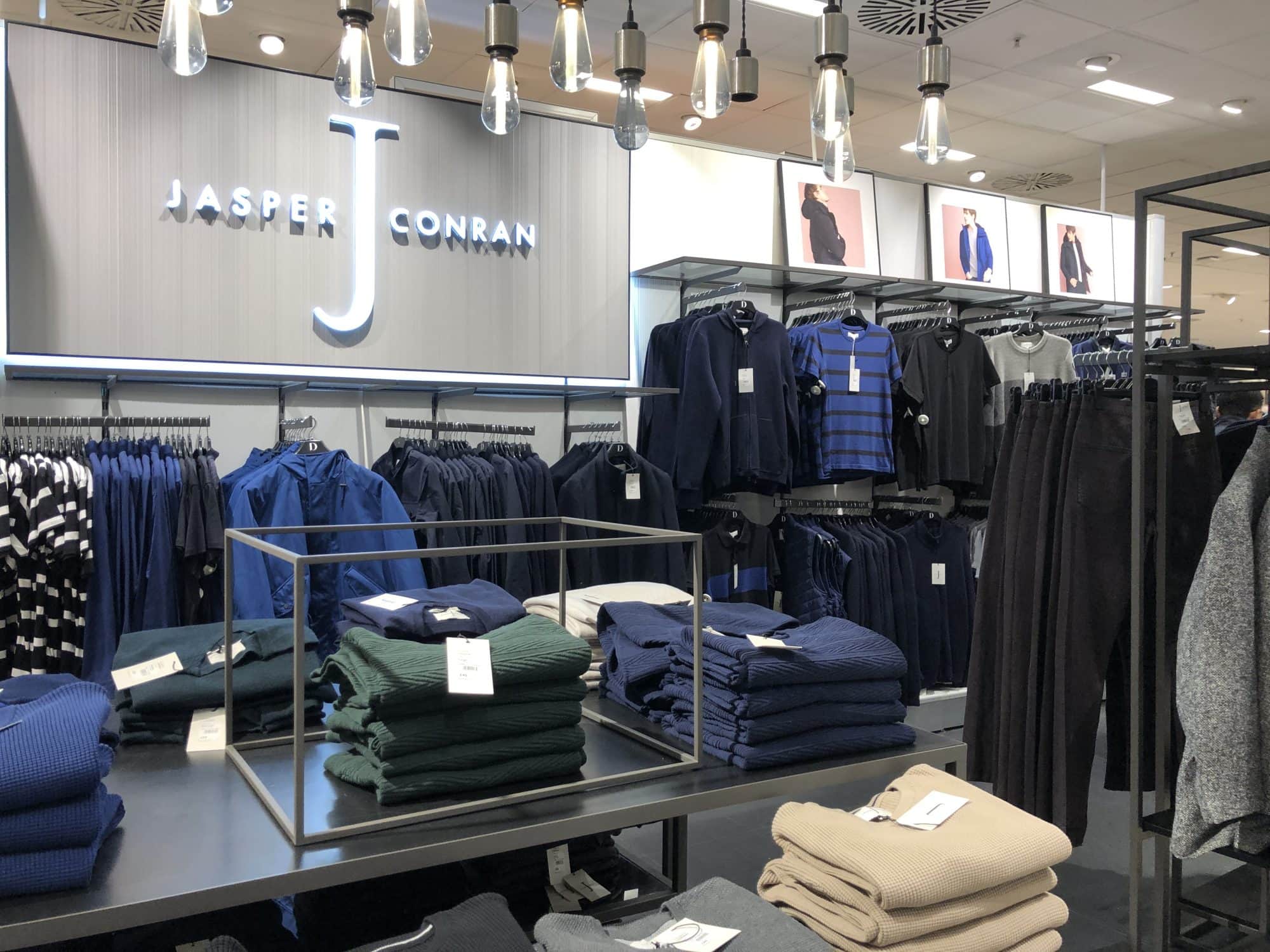 Visual Merchandising in Jasper Conran store