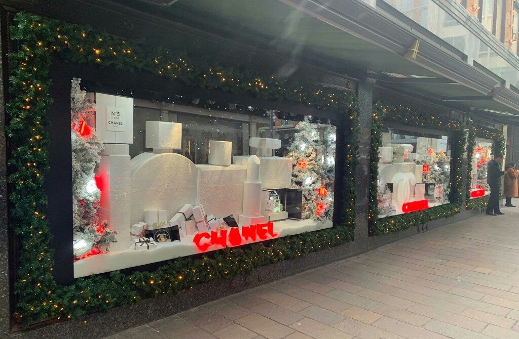 Channel Visual Merchandise in shop window