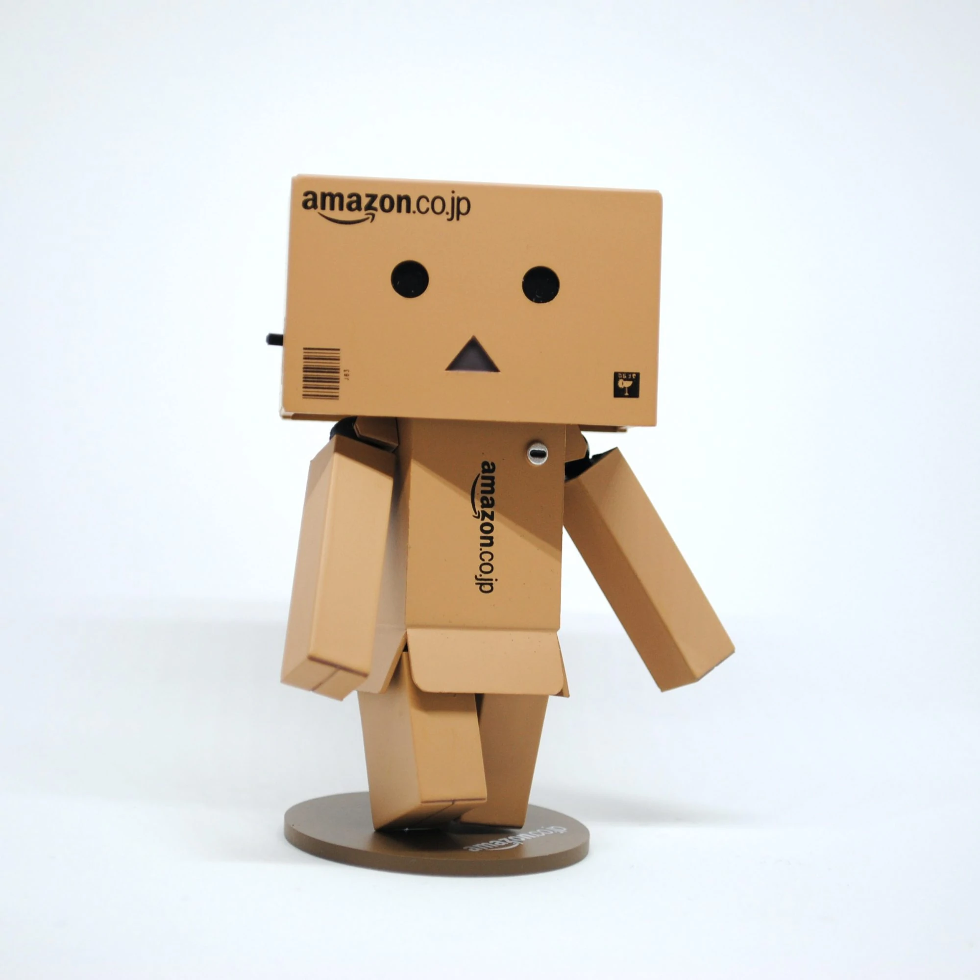 Amazon boxes made into a robot figure