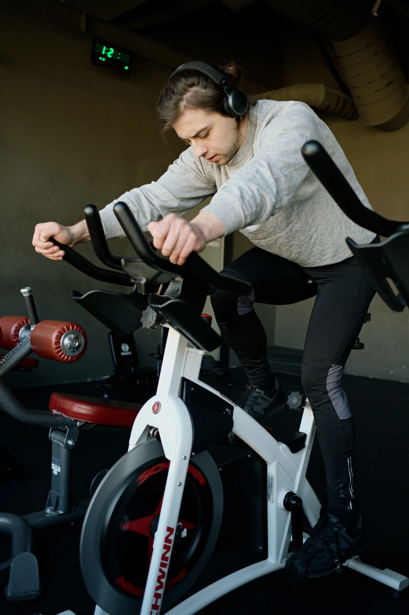 man exercising
