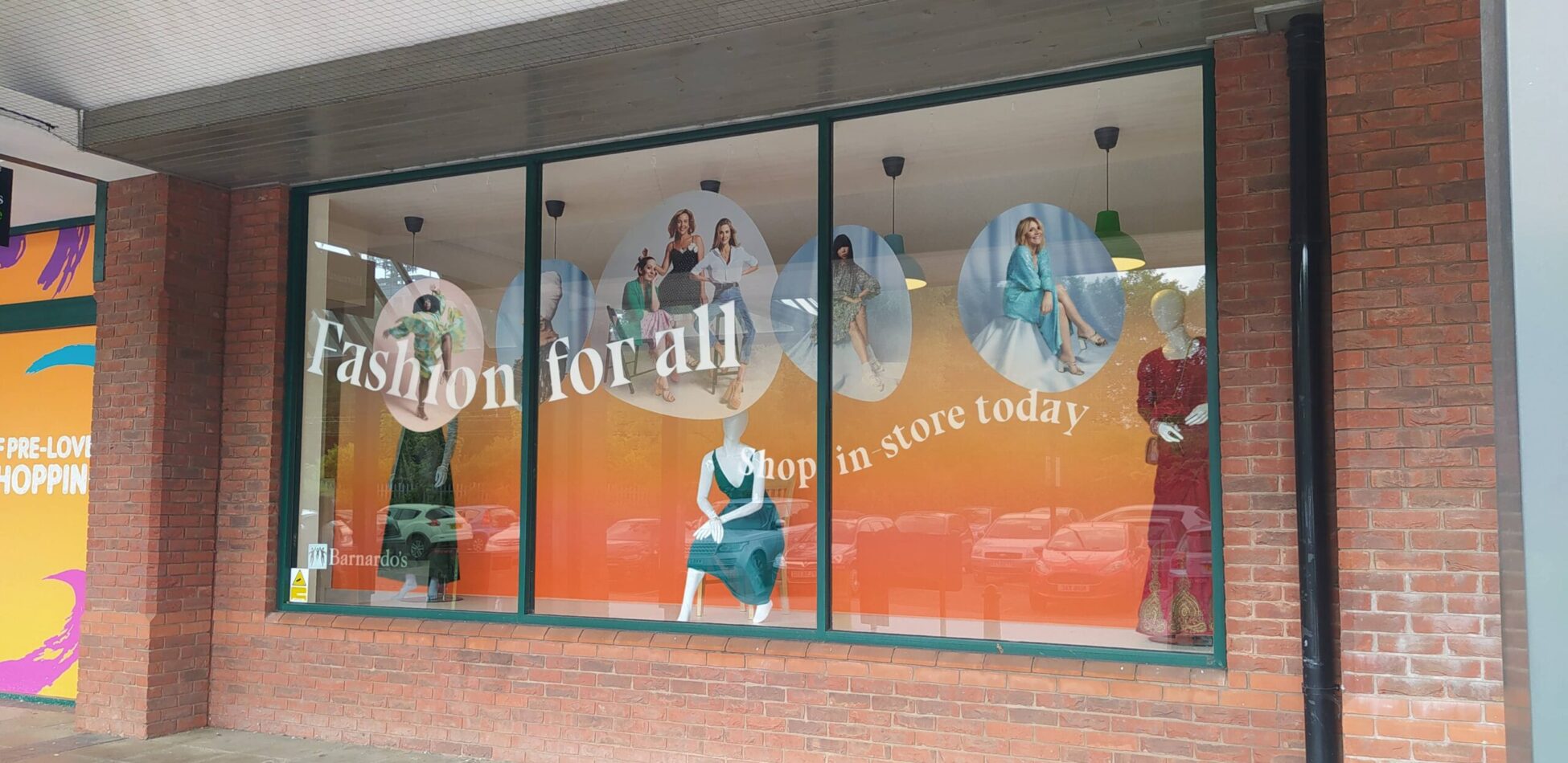 Barnardo's Fashion For All Summer Campaign Window - Retail Brand Campaign