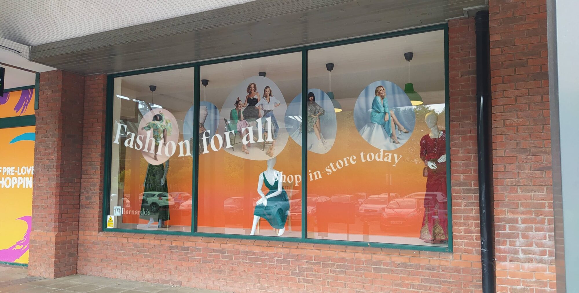 Barnardo's Fashion For All Summer Campaign Window - Retail Brand Campaign