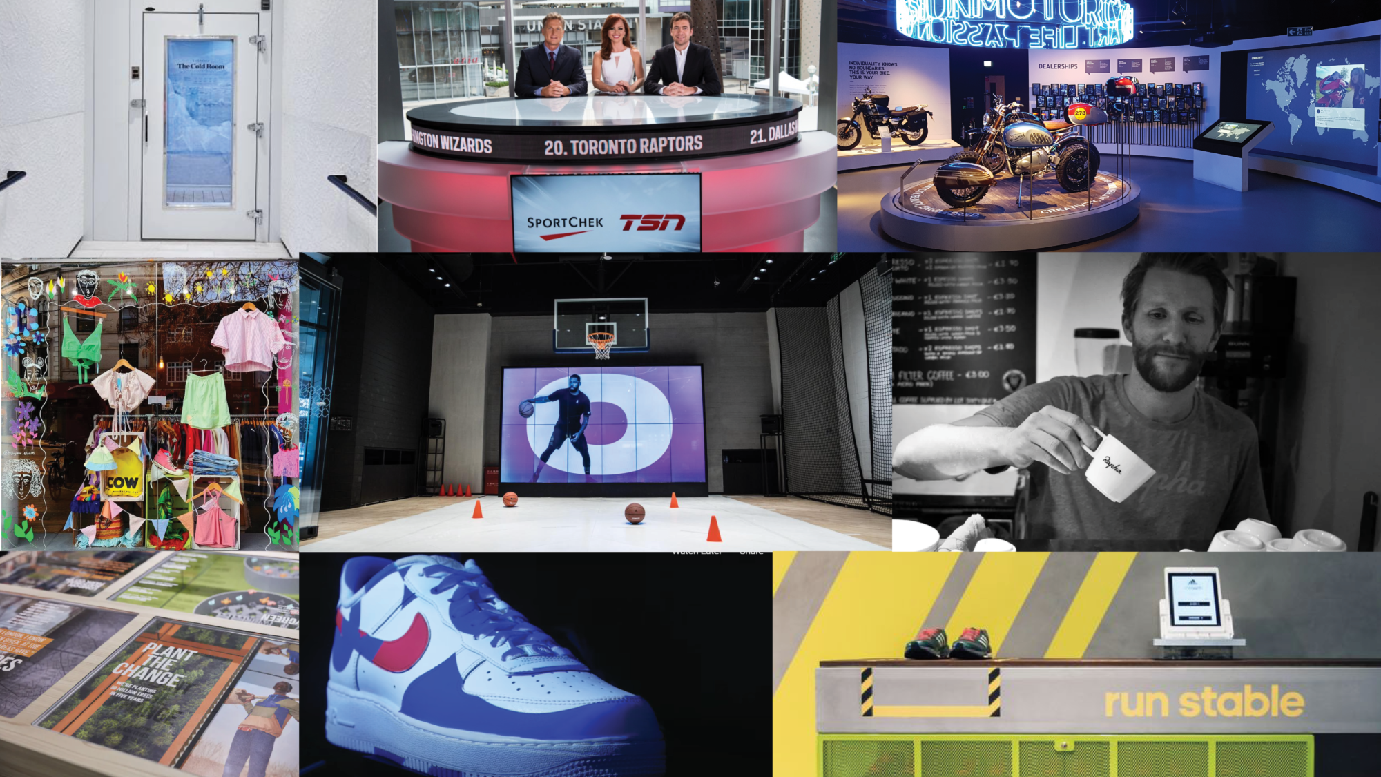 Multi-purpose retail environments in the sports and lifestyle sector