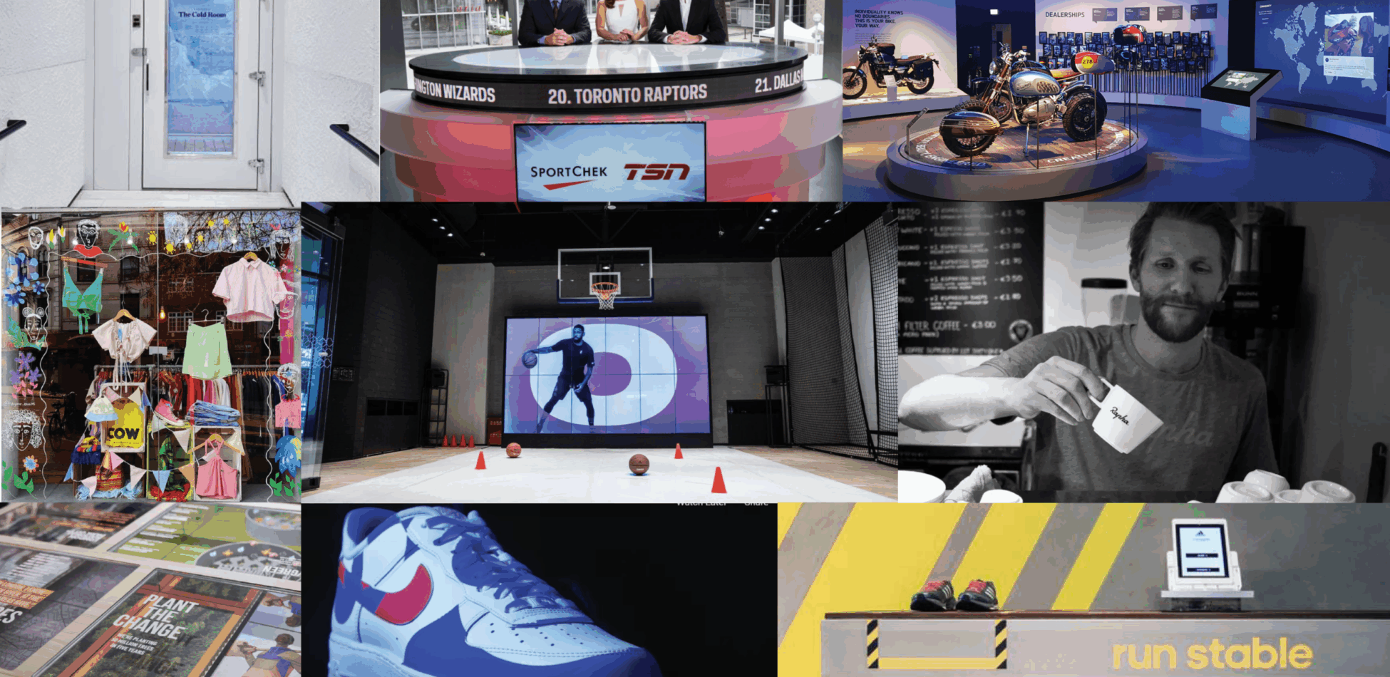 Multi-purpose retail environments in the sports and lifestyle sector