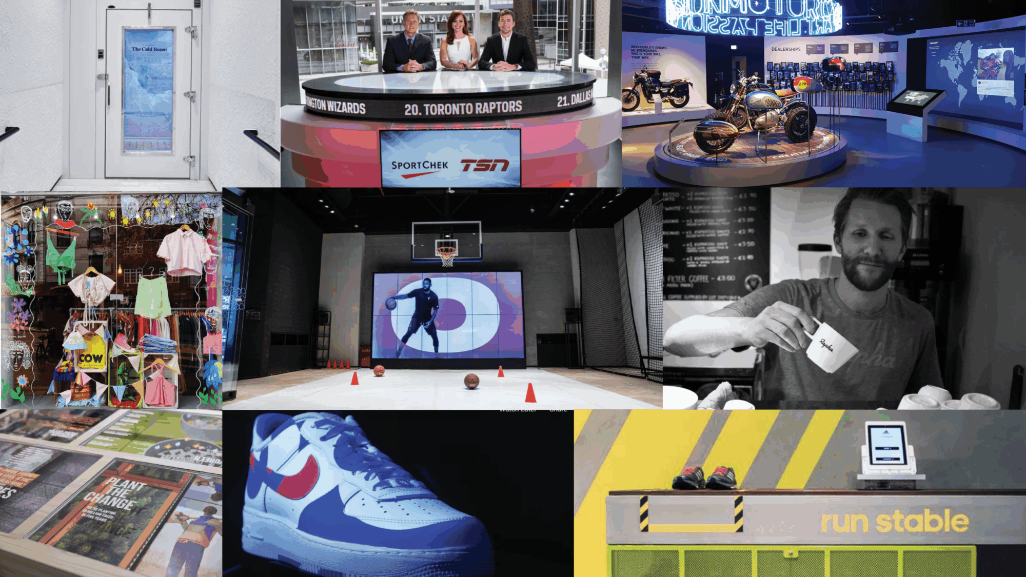 Multi-purpose retail environments in the sports and lifestyle sector