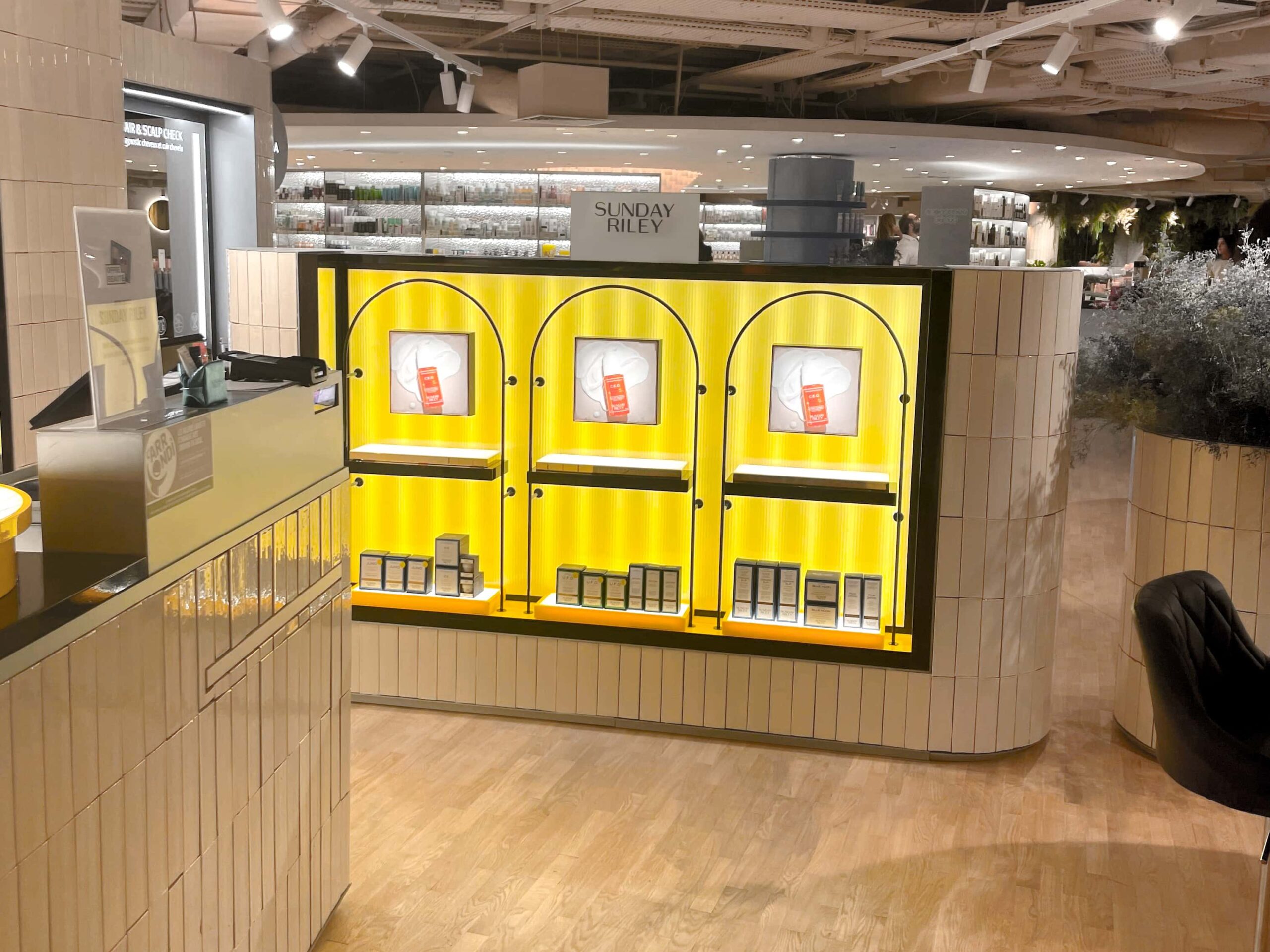 Sunday Riley - interior retail design