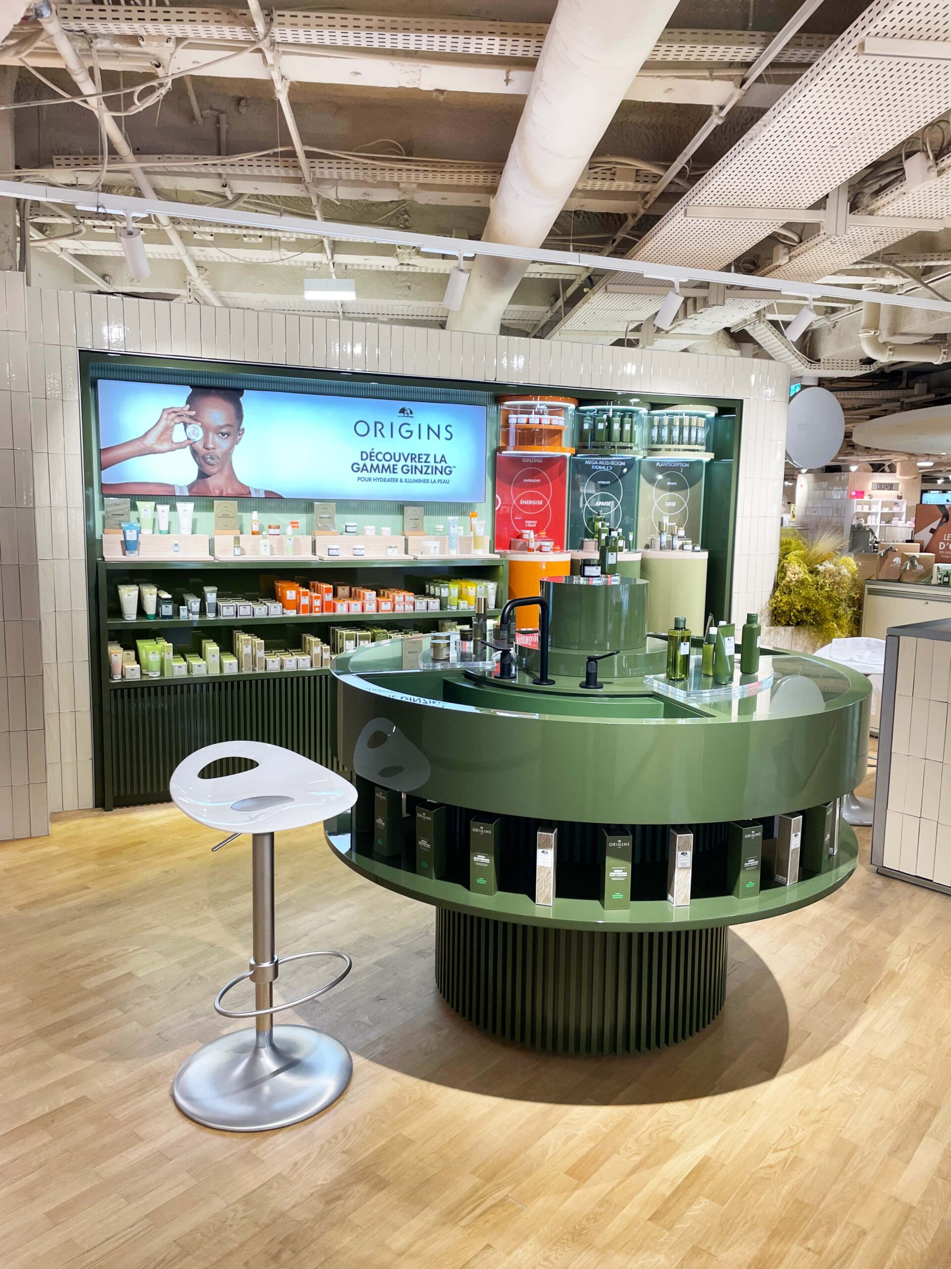 Origins over view - interior retail design