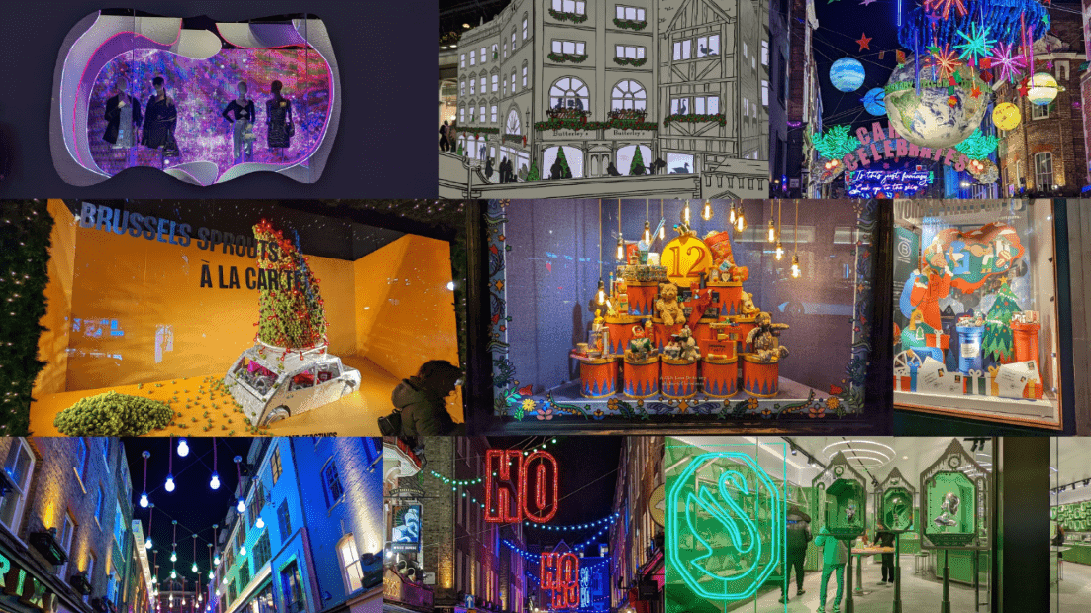 festive retail safari through London
