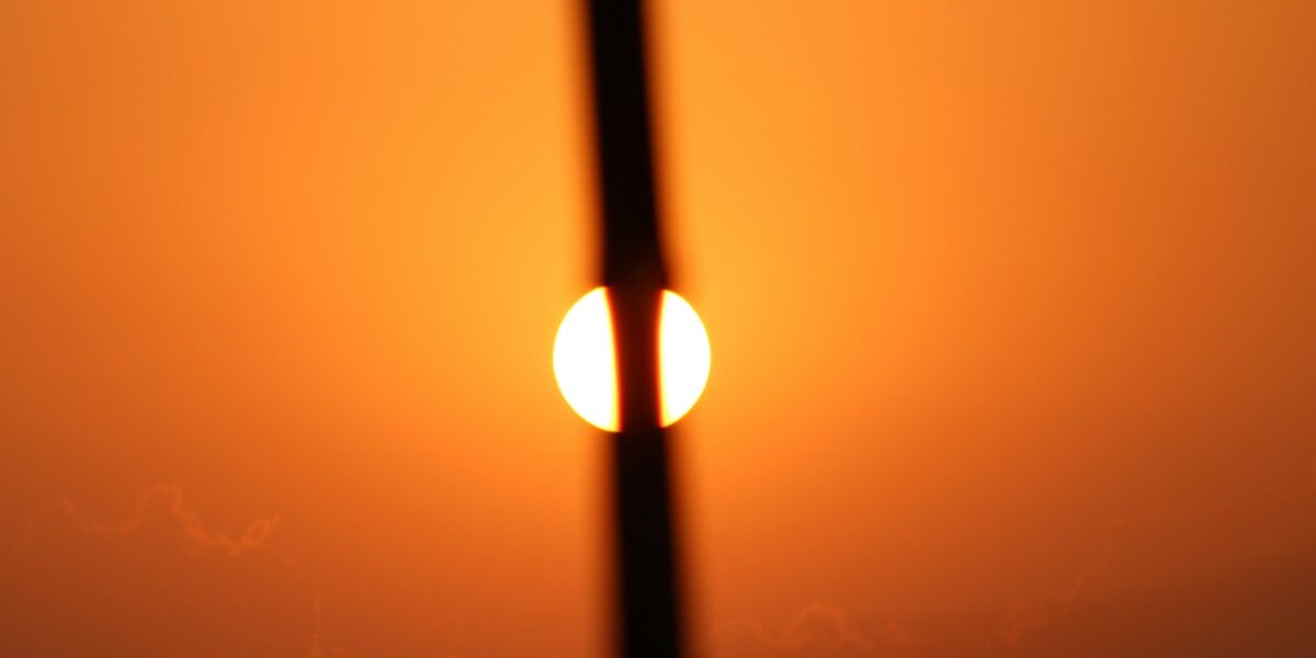 sun silhouette