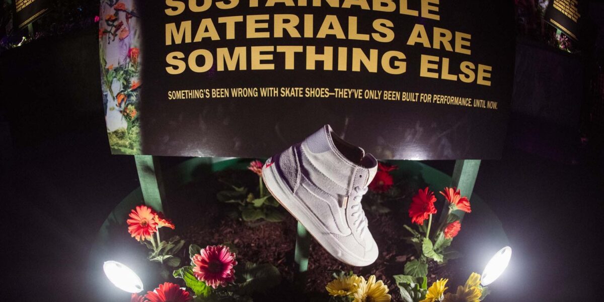 Lizzie shoes sign - Sustainable materials are something else