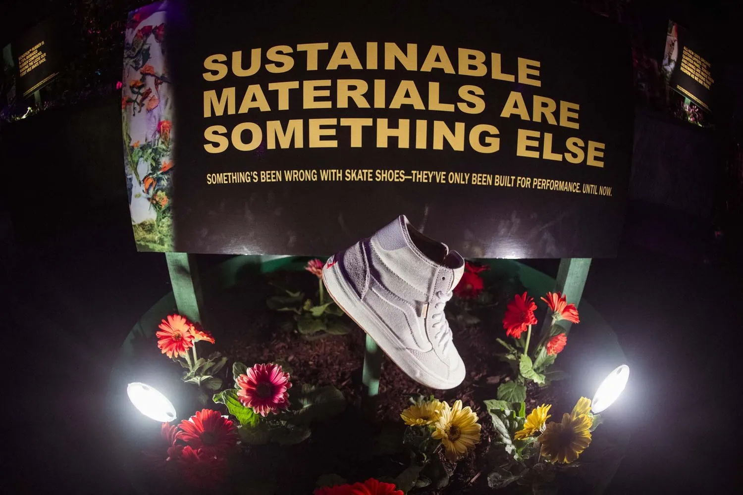 Lizzie shoes sign - Sustainable materials are something else